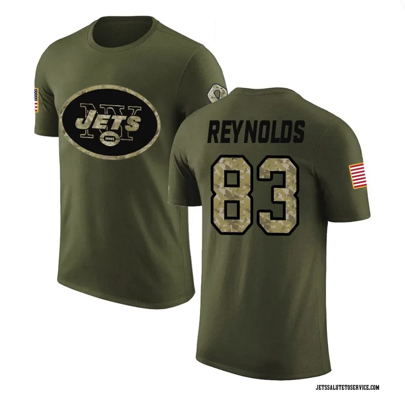 Men's Josh Reynolds New York Jets Legend Olive Salute to Service T-Shirt