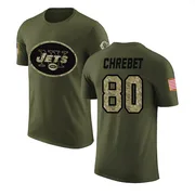 Youth Wayne Chrebet New York Jets Legend Olive Salute to Service T-Shirt